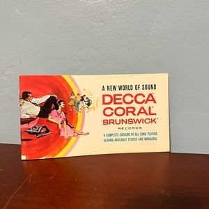 A New World of Sound Decca Coral Brunswick Records Music Albums Catalog Vintage